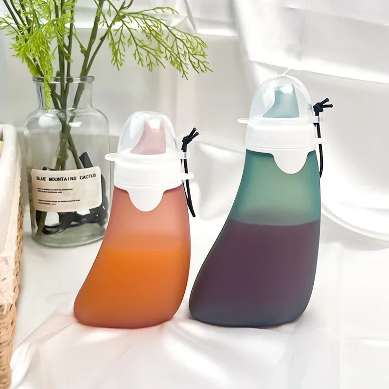 Breastmilk Storage Bags Silicone Reusable Leak-proof with Pacifier