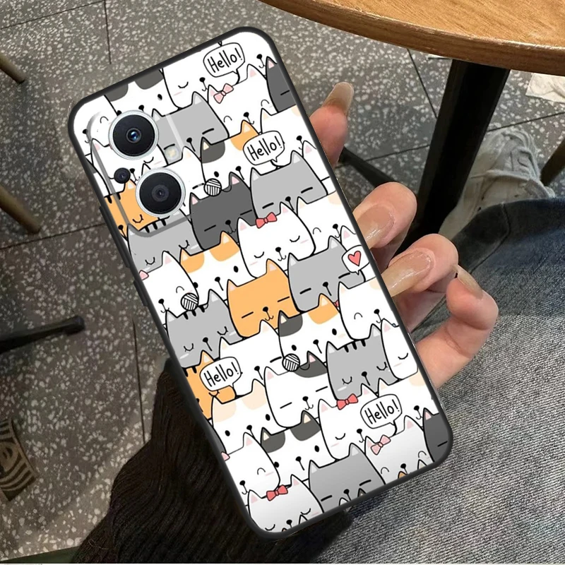Adorable Cats Design Phone Case with Enhanced Protection