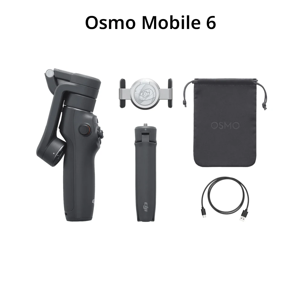 Handheld Gimbal Stabilizer DJI Osmo Mobile 6 OM 6 3-Axis Stabilization ActiveTrack 5.0 Built-In Extension Rod