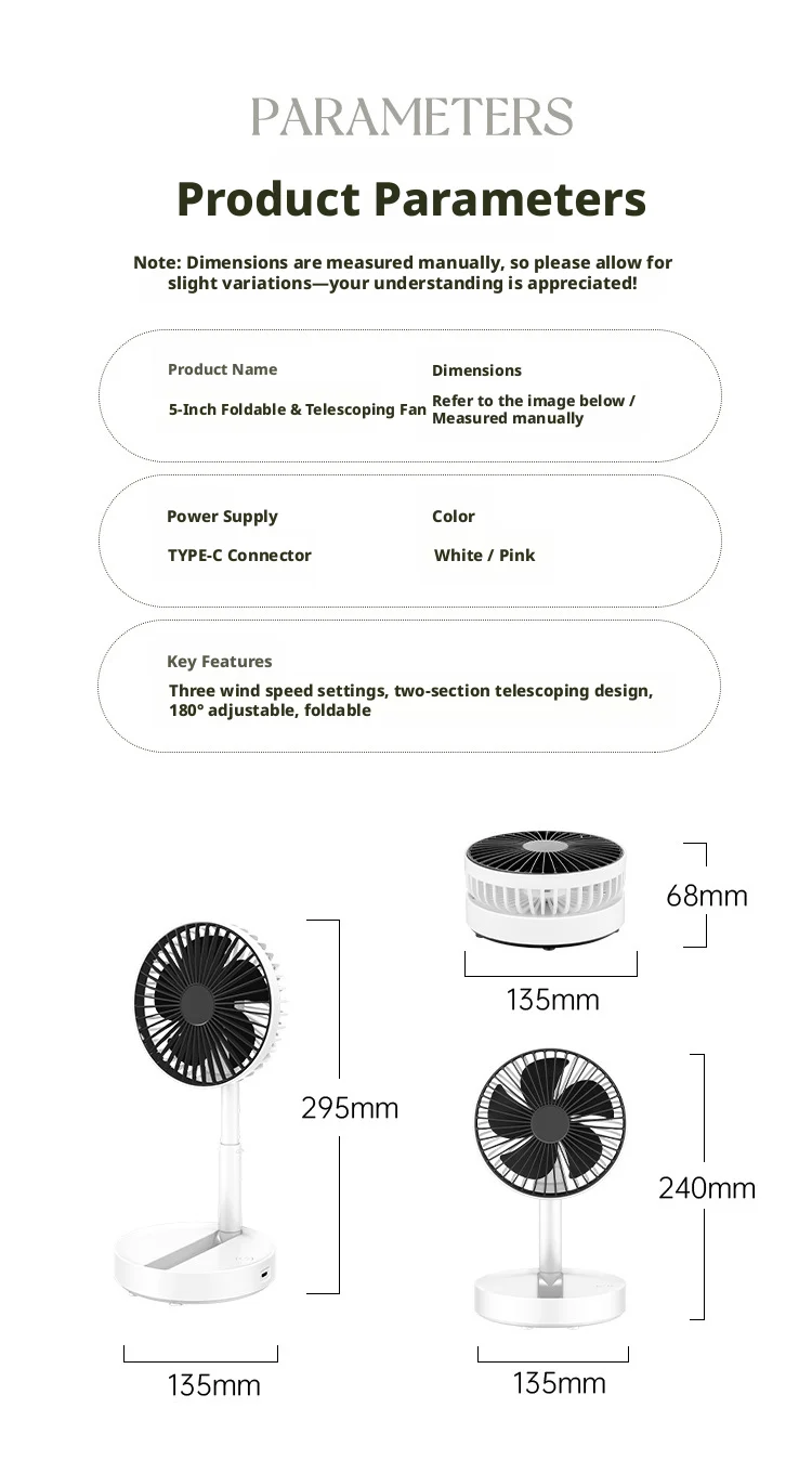 Portable Foldable Usb Desktop Fan For Dormitory And Office_voghion.com
