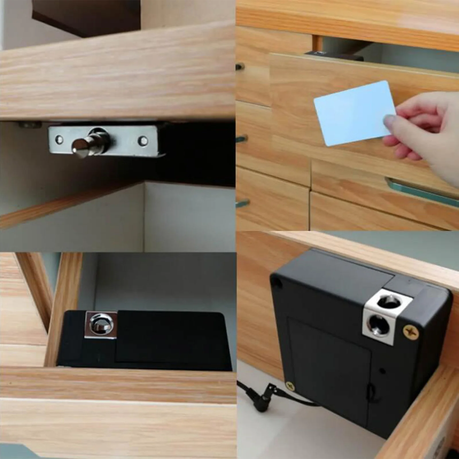 Drawer Lock RFID Electronic Induction Smart Cabinet Invisible Keyless Automatic Unlock Programmable