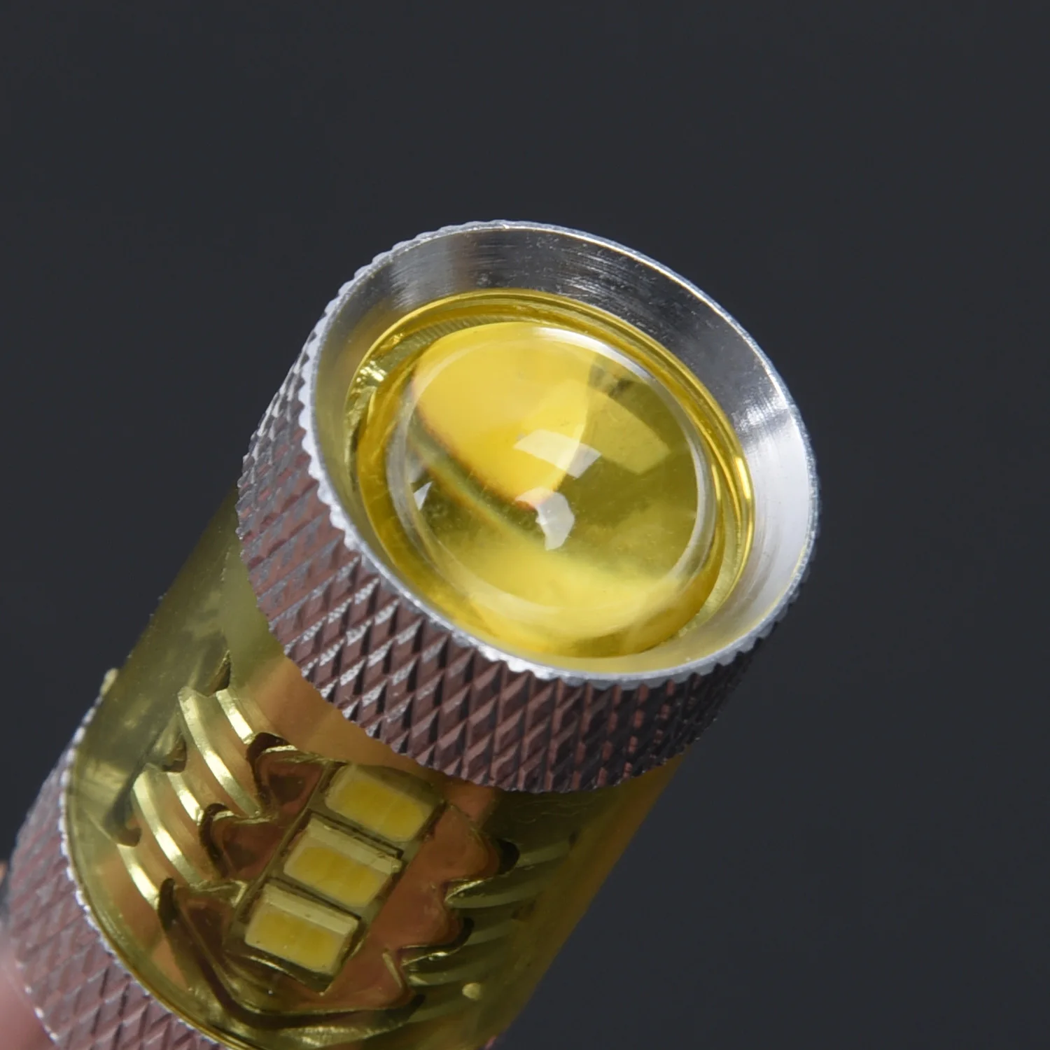 고휘도 LED 자동차 안개등 전구, 노란색 고출력 트럭 1500lm H3 80W 16SMD 저전력 소비 및 저열, 12-24V, 2 개 세트