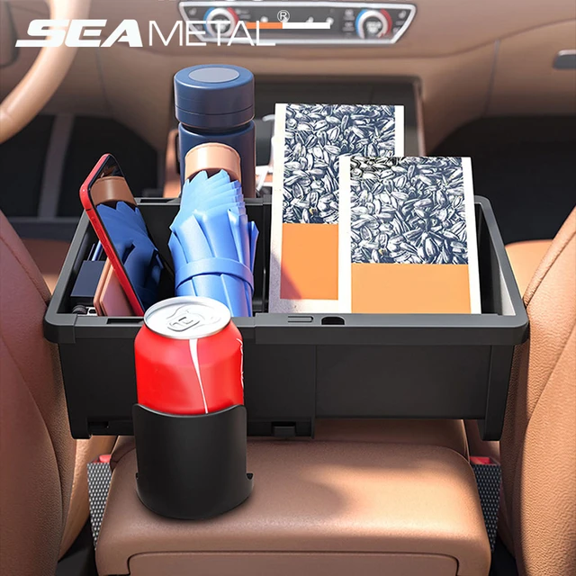 Seametal Auto Aufbewahrung sbox Multifunktions Auto Mitte Armlehne  versteckte Box Getränke halter Konsole Organizer Box für Autozubehör -  AliExpress