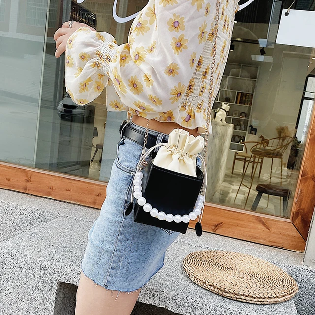 Box Bags Fashion Women Long Chains Shoulder Square Box Purse And