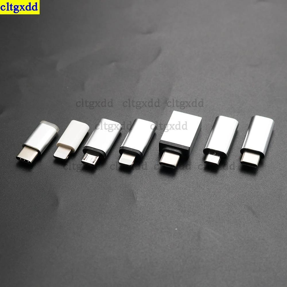 Micro USB Converter Adapter 1piece FOR iPhone X 8 7 6 Plus Type C/IOS to Micro USB Silver Adapter for Samsung S8 Xiaomi usb to micro usb adapter,usb to type c adapter,type c adapter,ios to type c adapter