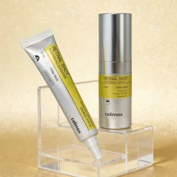 Celimax The Vita A Retinal Shot Booster Rassodante per la Pelle, Crema Contorno Occhi 15ml e Siero Viso 30ml, Set Coreano Originale per la Cura della Pelle