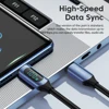 cable USB type-c PD 100W pour recharge rapide et affichage