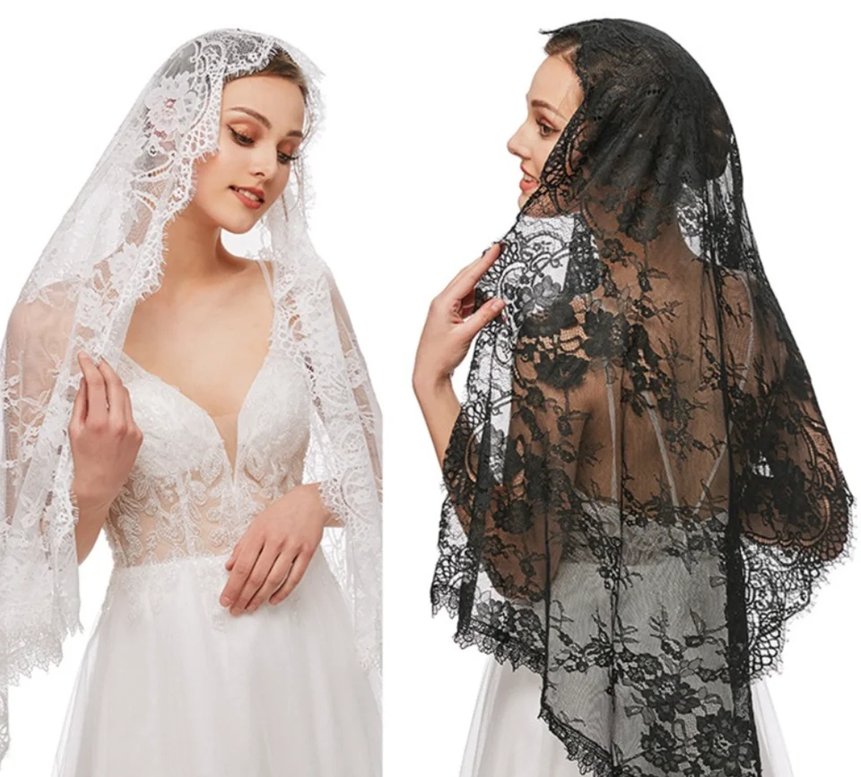 Coprispalle per la sposa avorio poncho pizzo a girocollo smanicato in