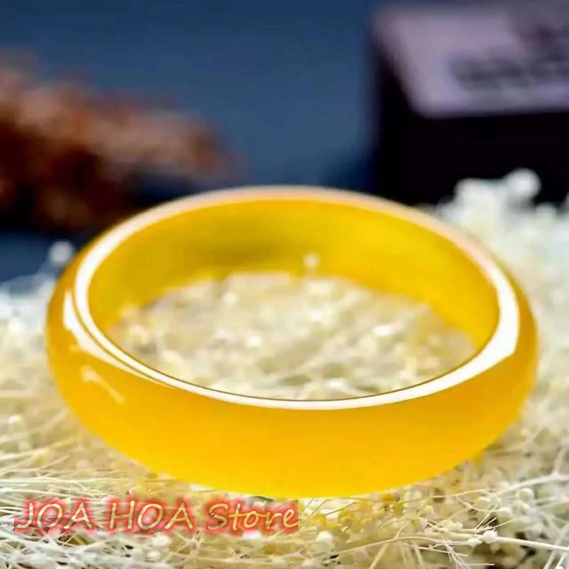 Ice Chalcedony Bracelet Women's Natural Agate Bangle Birthday Gift HANDRING Girlfriend Hewelry Exquisite Fine Jewelry