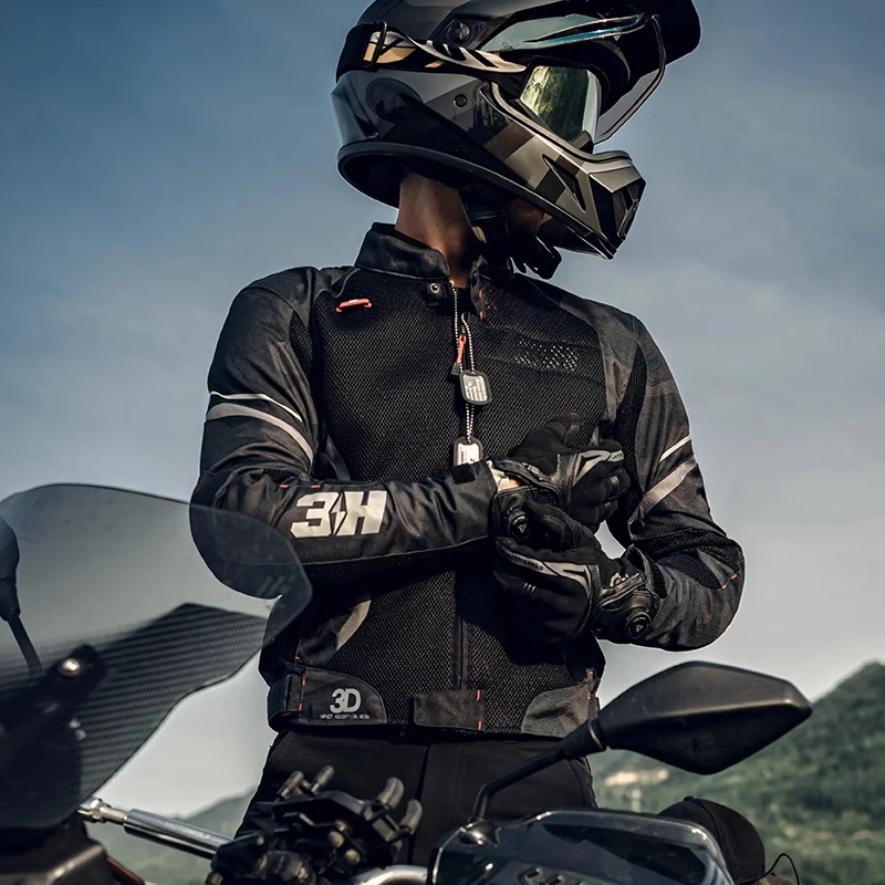 여름 오토바이 자켓 남자 안티 가을 CE 보호 오토바이 자켓 모토 크로스 오프로드 라이딩 자켓 통기성 메쉬 자켓