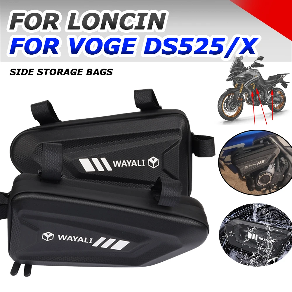 For VOGE DS525X DS 525X 525 X DS525 X Motorcycle Accessories Side Bag Fairing Tool Bag Storage Frame Bumper Frame CrashBar Bags