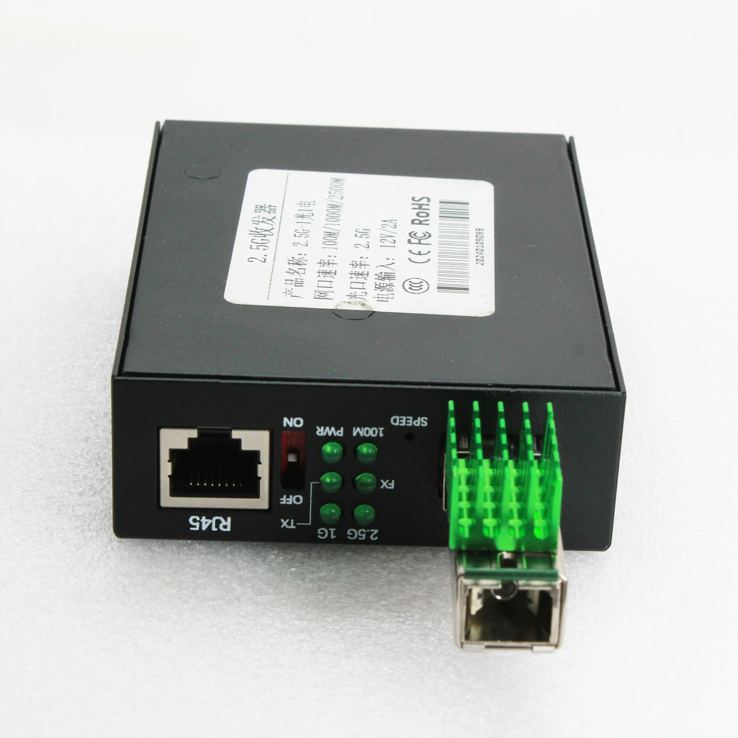 2.5G SmartAX MA5671A Pre-Owned Gpon ONU STICK OpenWrt Firmware with Heatsink 2.5G SFP RJ45 Media Converter fiber optical media converter