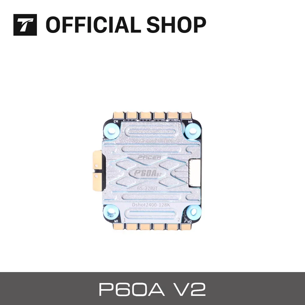 Летные контроллеры T-MOTOR P60A V2 поддерживают Betaflight/Alpha/Emuflight