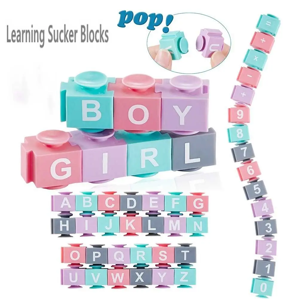 

Game Suction Cup Mathematics Teaching Suckers Block DIY Building Blocks Mathematics Teaching Tools Building Block Toy