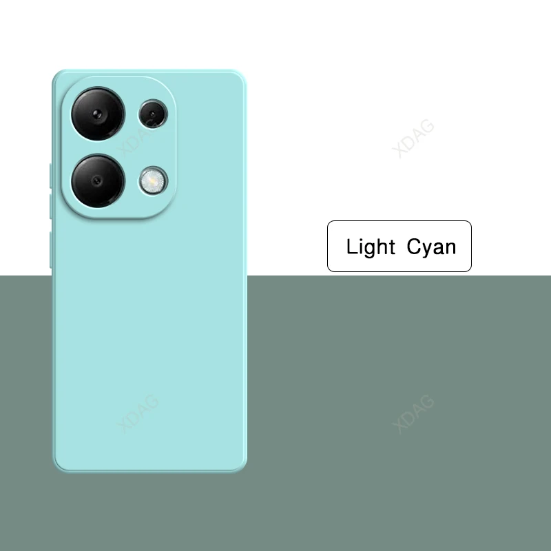Sleek Liquid Silicone Mobile Phone Case with Camera Protection