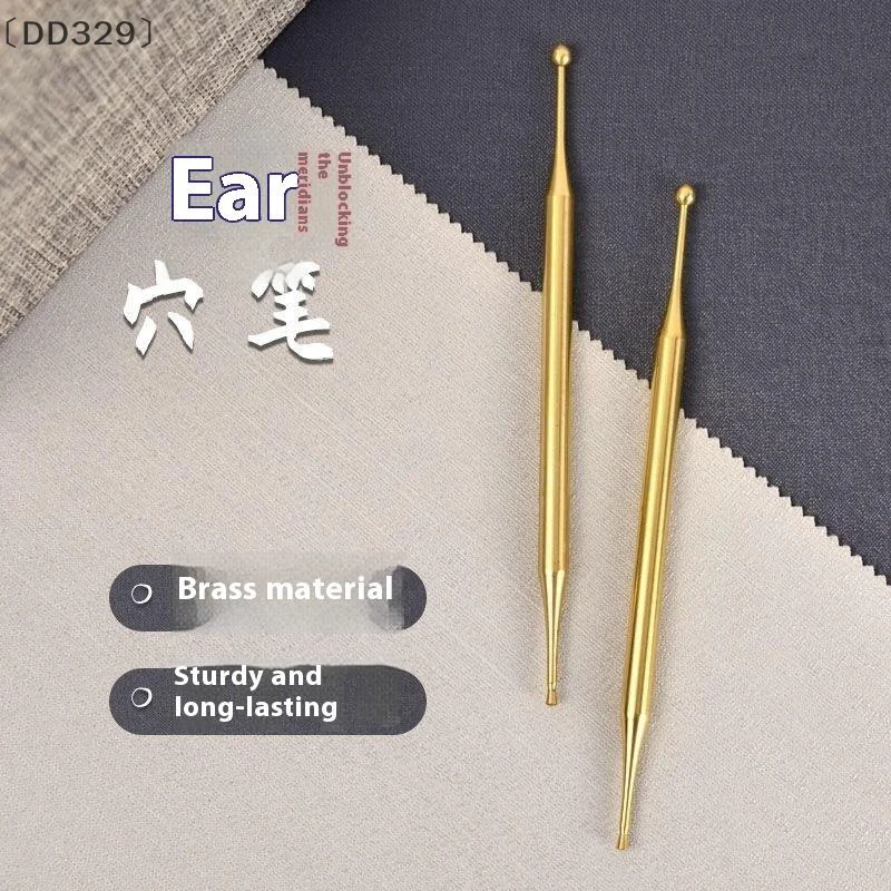 〔DD329〕Acupuncture Pen Manual Body Trigger Point Probe Pen Deep Tissue Massage,Dual Head Facial Reflexology Tools