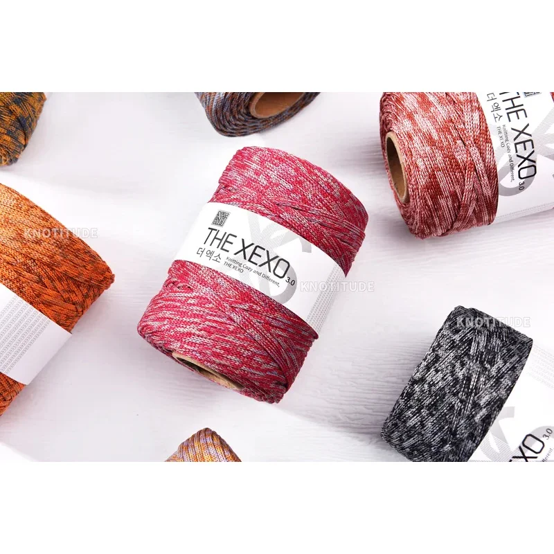 3.0mm x 100야드 두께의 폴리에스터 직조사, 가방 및 카펫용 폴리에스터 튜브사, 액세서리용