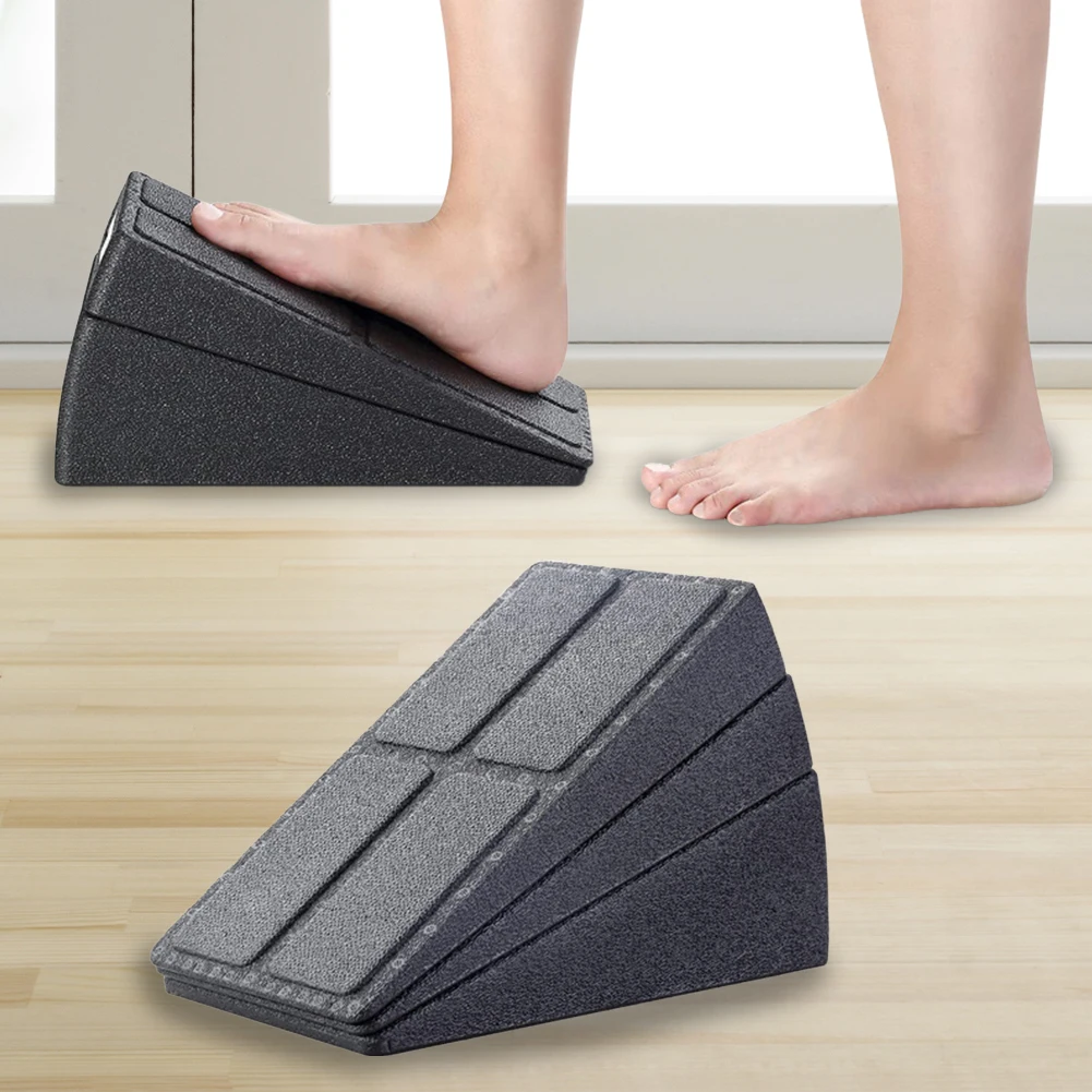 3 Pack Slant Board Calf Stretcher Yoga Foam Wedge Squat Wedge Incline Board for Improve Lower Leg Strength Physical Therapy