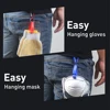 5pcs Glove Clips Hanger Multifunctional Work Safety Clip Glove Keeper Mini Portable Glove Hanging Buckle With Plastic Hook 3