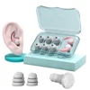 Waterproof Swimming Ear Plugs 3 Layer Silicone Sleeping Ear Plugs Reusable Noise Cancelling Earplugs Diving Surf Ear Protector 2
