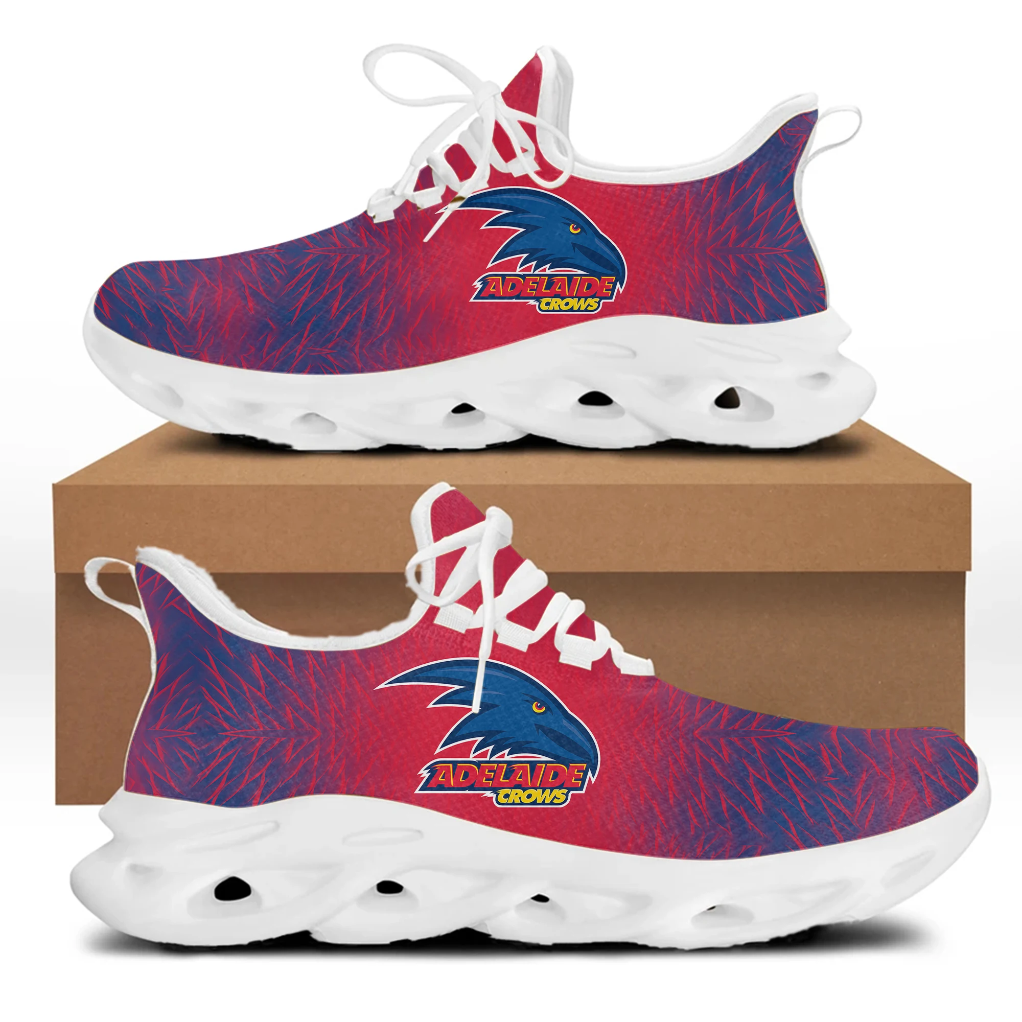 Adelaide Crows Australian Football Flats Sneakers Mens Womens Sports