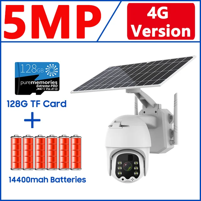 4G Cam Battery 128G