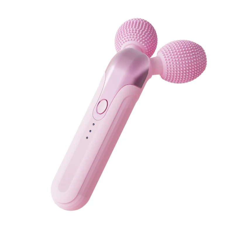 

Electric Silicone Face Cleaning Roller Spa Ultrasonic Face Scrubber Massager Sonic Vibrating Facial Cleansing Roller