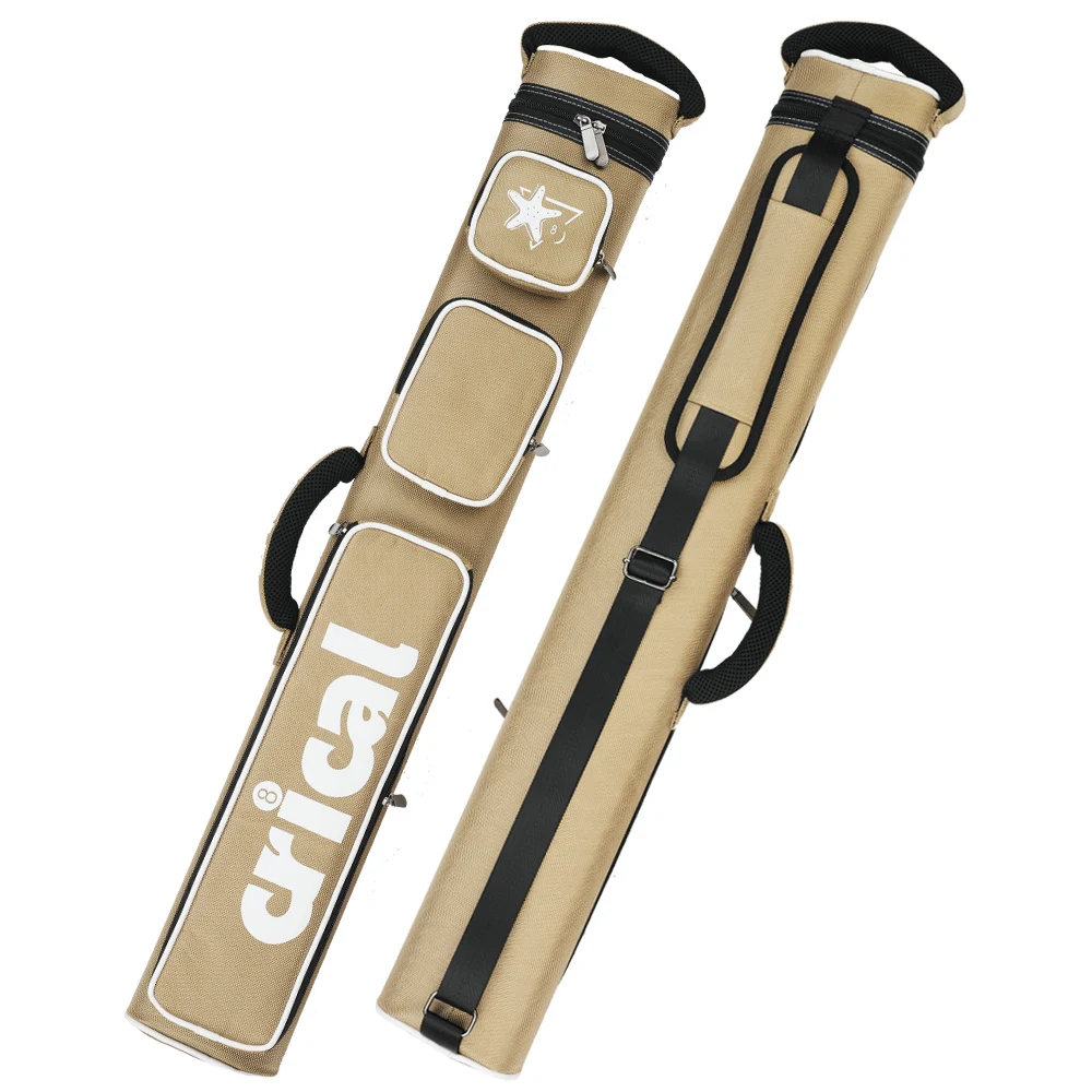 ビリヤード Billiards cue and Crical Cue case CRICAL Billiard Cue Case 2B4S 6 Holes Large Hard Cue Bag
