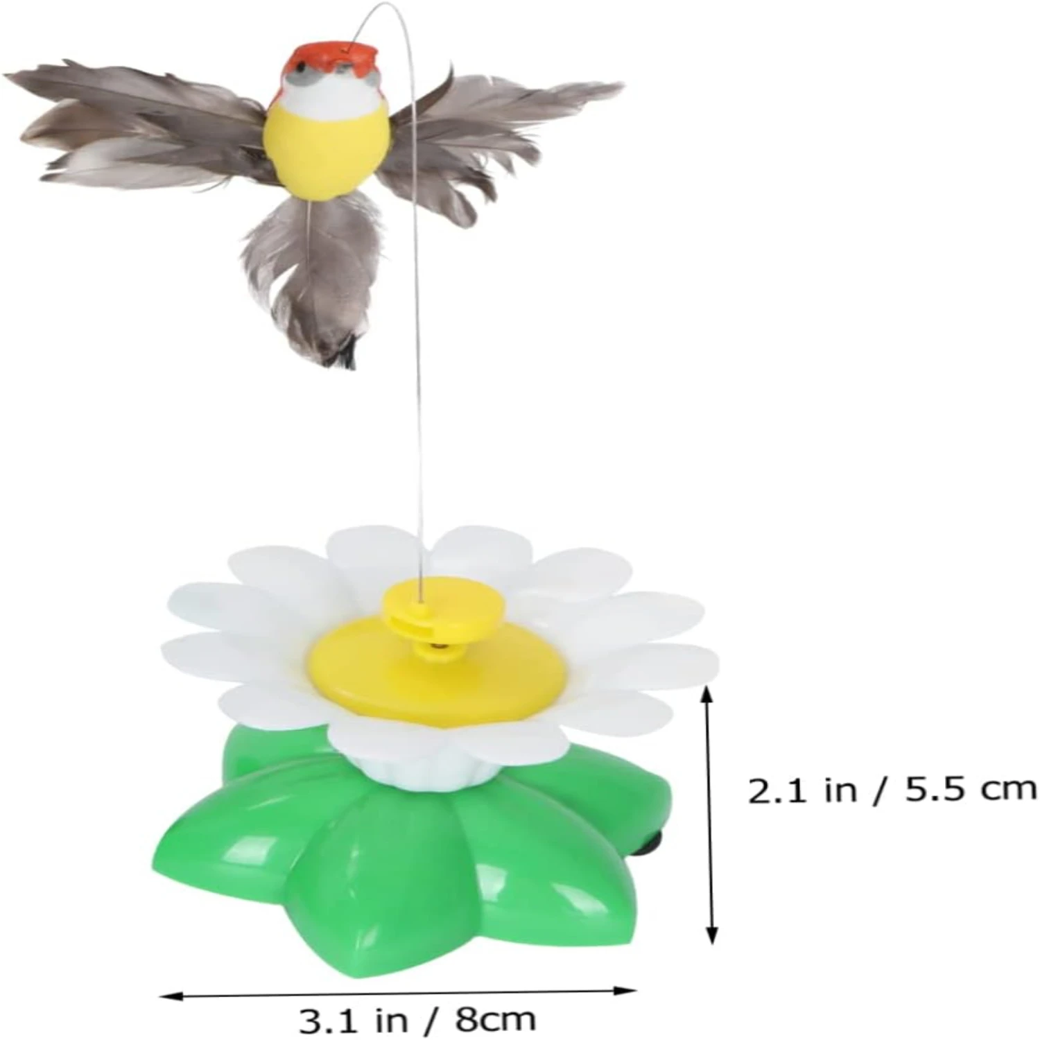 2pcs Toys Cat Toyd Teaser Wand Toy Cat Electronic Teaser Toy Electronic Kitten Chew Refill Soaring Bird