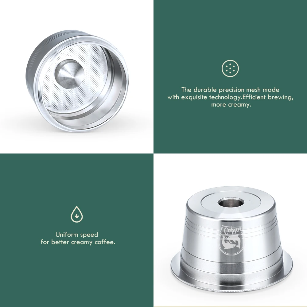 Reusable Stainless Steel Coffee Capsules for Nespr...