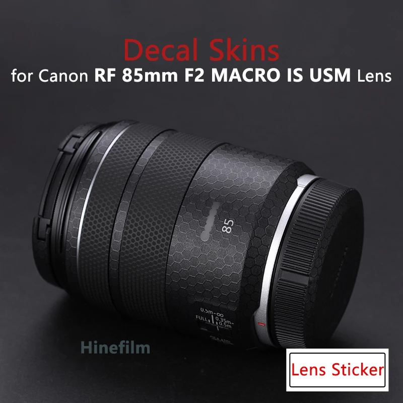 

85 F2 Lens Premium Decal Skin for Canon RF85 F2 MACRO IS STM Lens Protector Anti-scratch Cover Film Wrap Sticker