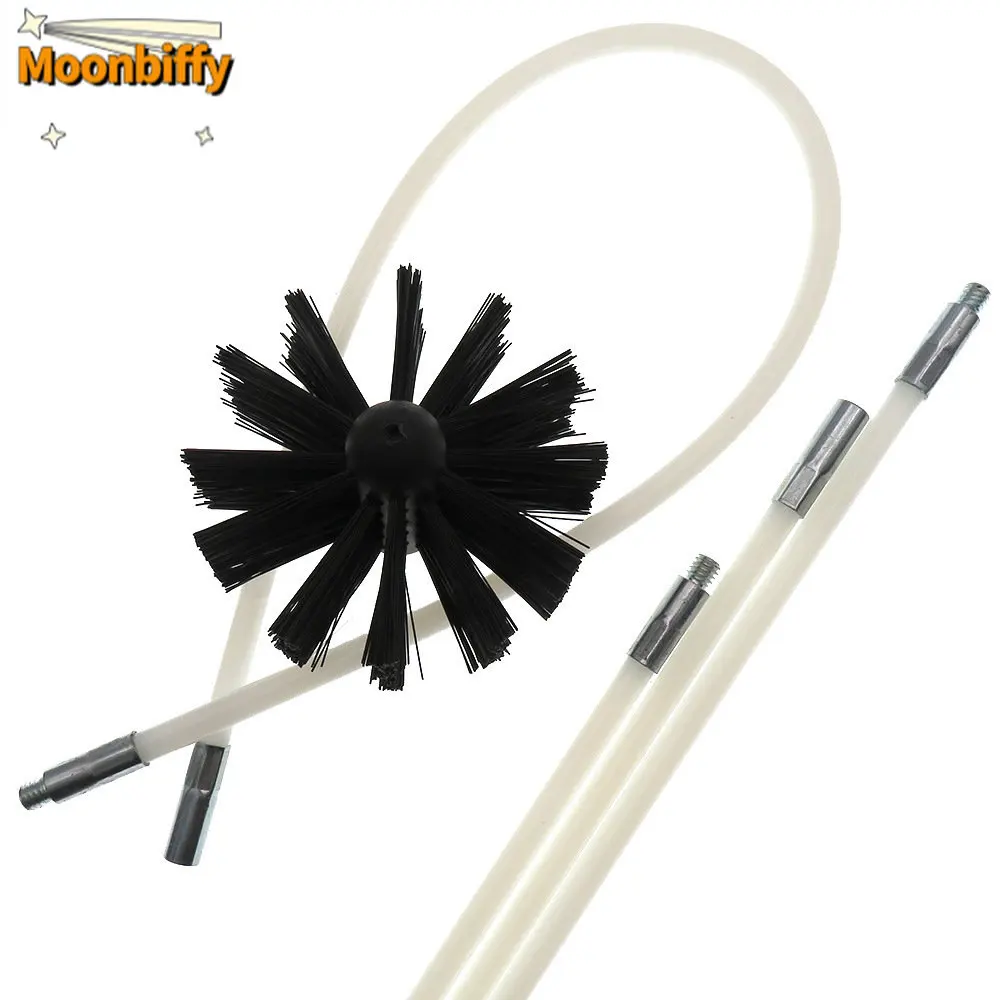 RotaryChimneyBrush570mmLongHandleFlexibleRodForChimneyDryer