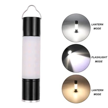 

Led Rechargeable Flashlight Mini Lantern 6 Modes Super Bright Zoomable Camping Provide Emergency Charging for Electronics