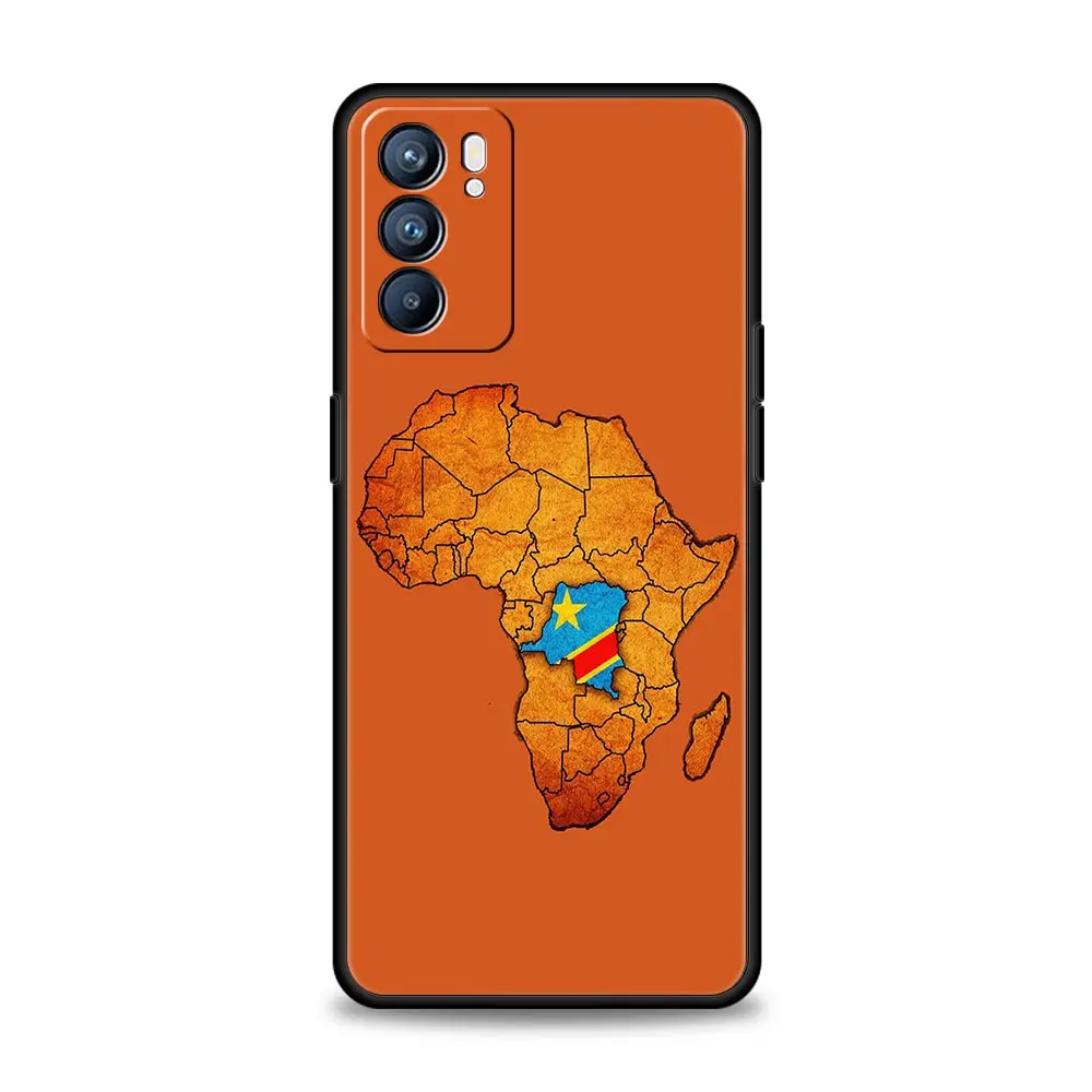 Congo Flag Design Phone Case Cover