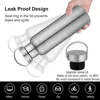 Stainless Steel Thermos 1000ml/600ml Single Layer Water Bottle Reusable and Environmentally Friendly Dishwasher Safe/single Cup 5
