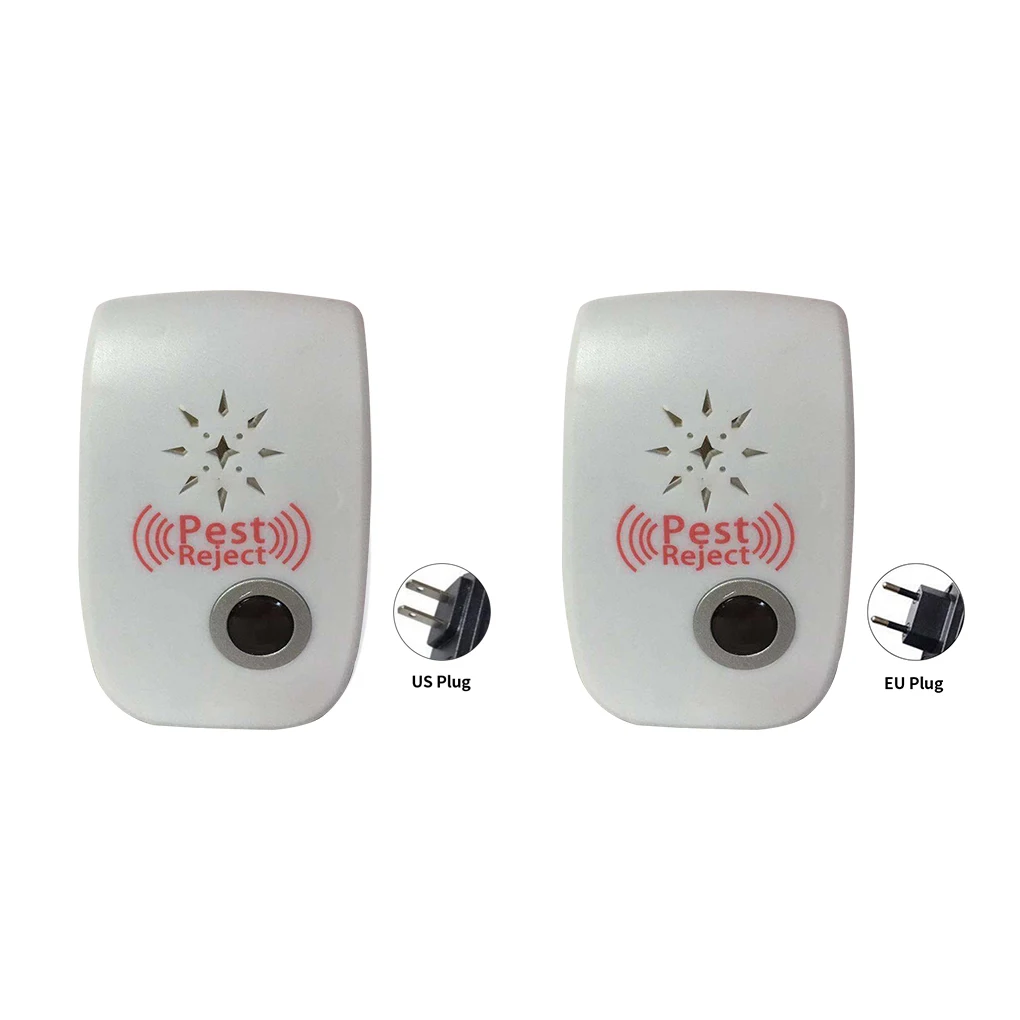 Sonic Pest Repeller Led Light Kitchen Bedroom Warehouse Repeller Per Insetti A Basso Rumore Accessori Per Il Controllo Spina Americana