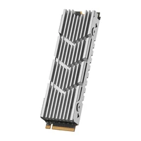FinalCool Glacier M2Pro M.2 2280 SSD heatsink, Double-Sided Heat Sink, with Thermal Silicone pad for PC / PS5 M.2 PCIE NVMe SSD - Image 4