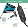 Fast-Heating Portable Neck Heating Pad for Arm/Leg, Neck Warmer Gifts for Mom Dad, Black/Blue/Rose, Heat Pad for Women Men, Soot 4