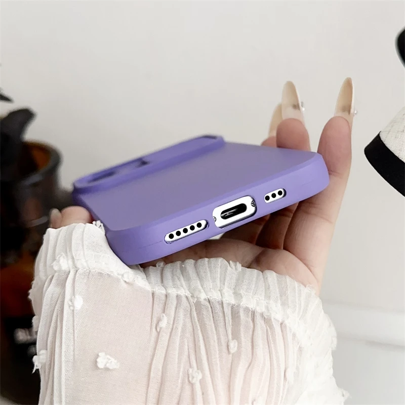 Enhanced Shockproof Silicone Bumper Case with Slide Camera Lens Protection