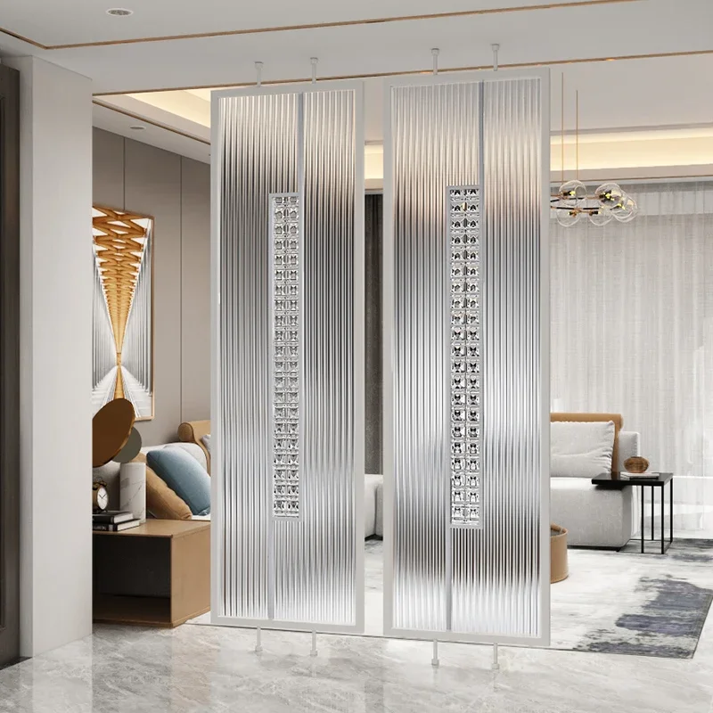 金属製装飾的3パネル間仕切り 金属製装飾的3パネル間仕切り