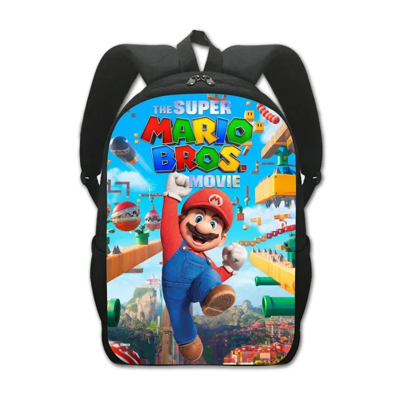 Mochila Super Mario Bros.Movie School Bags For Teenage Kids Zaino Anime Travel Backpack Student Bookbags Game Cosplay Bag