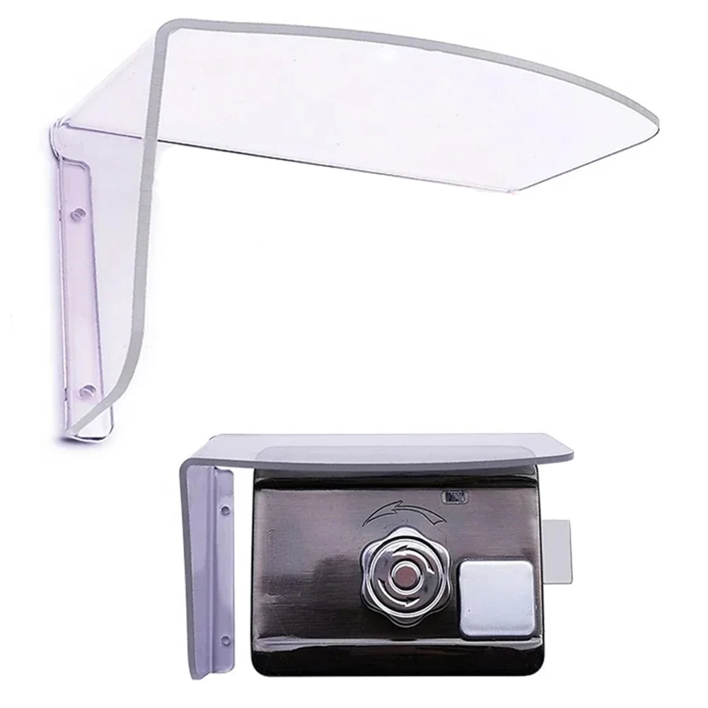 1pc Electric Lock Rain Cover Outdoor Electronic Mechanical Lock Protective Cover Acrylic Access Controller Cover