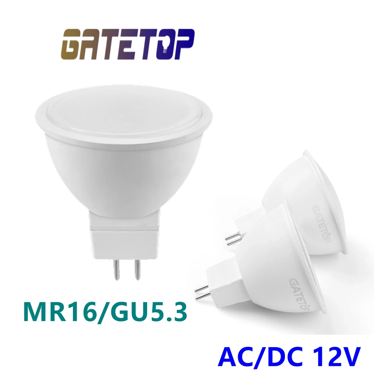 

MR16 GU5.3 AC/DC 12V LED Spotlight Bulb MR16 Low Pressure 3W 5W 6W 7W Light 120 Degrees 38 Degrees Study Kitchen For Home