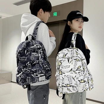 Bag Waterproof Teenage Bookbag Nylon Rucksack Fashion High Capacity Backpack Women Shoulder Bag High School Schoolbag 1