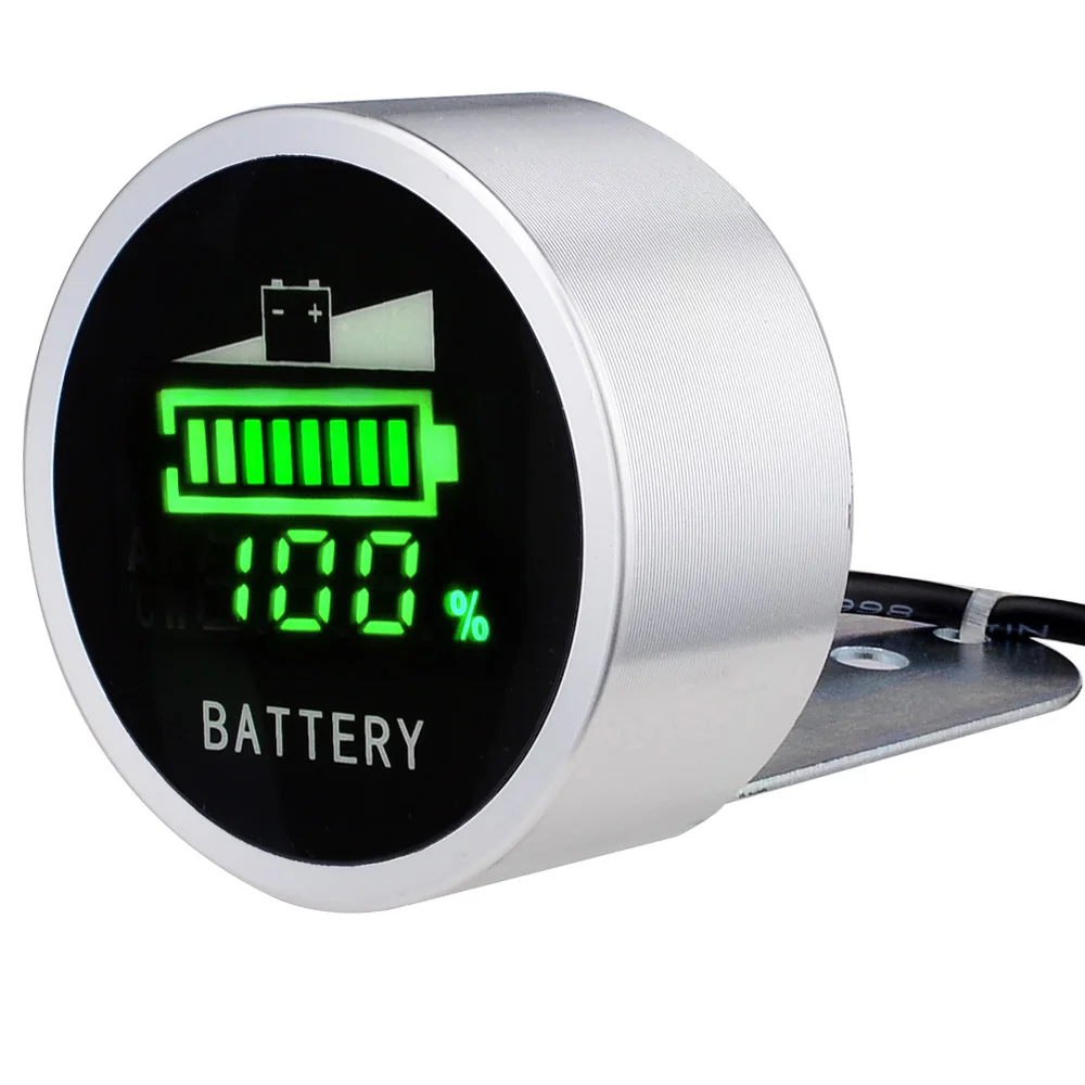 DC6-120V LED Digitaler Batteriekapazitätsanzeiger Voltmeter Lithium-Blei-Säure-Batterie-Monitor-Tester für Wohnmobile, Solaranlagen und Golfcarts – Detail 3