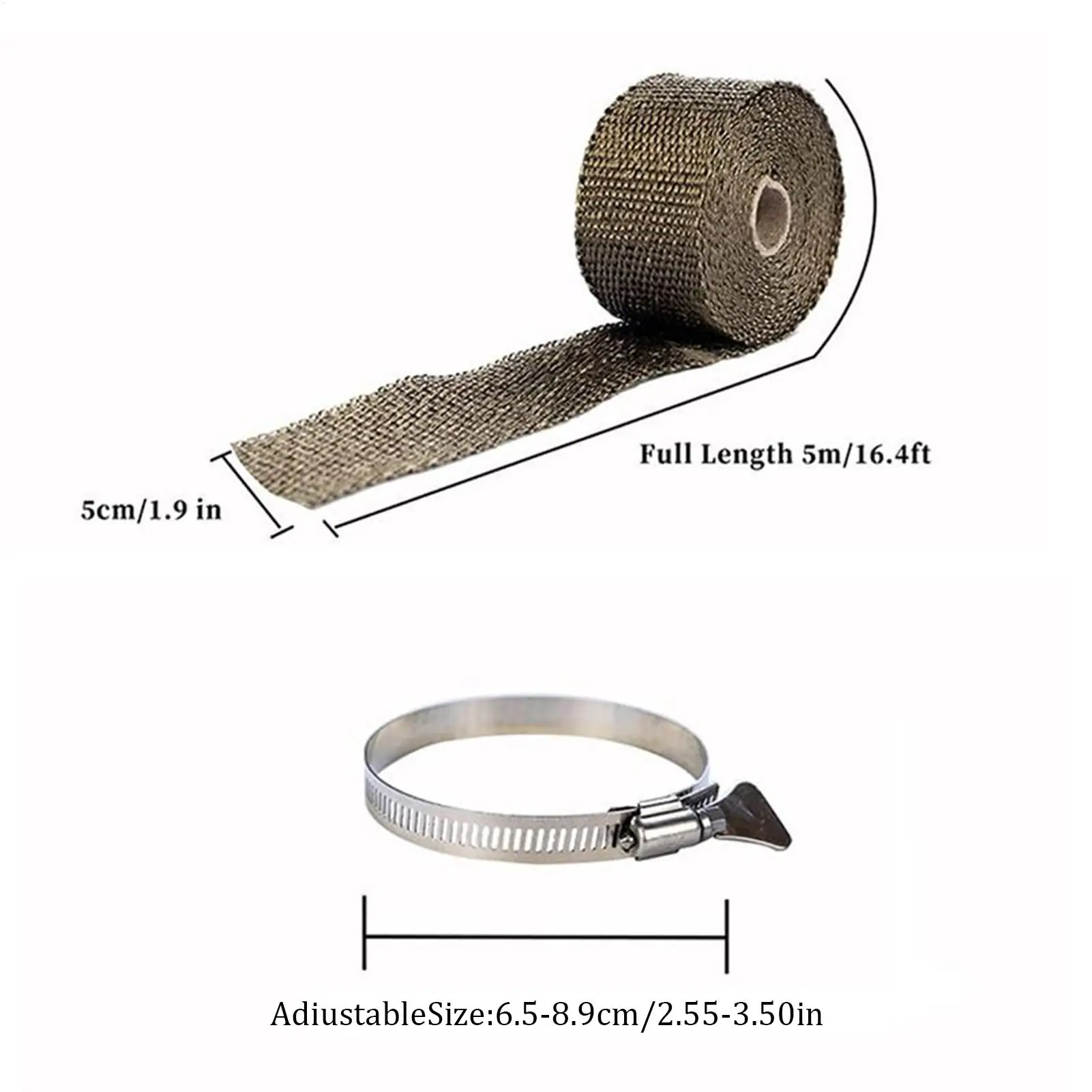 Pipe Wrap Anti-Scald Tube Protector Anti-Scalding Removable Pipe Wrap Tape For Heater Fireplace Stove Electrical Wire Furnace