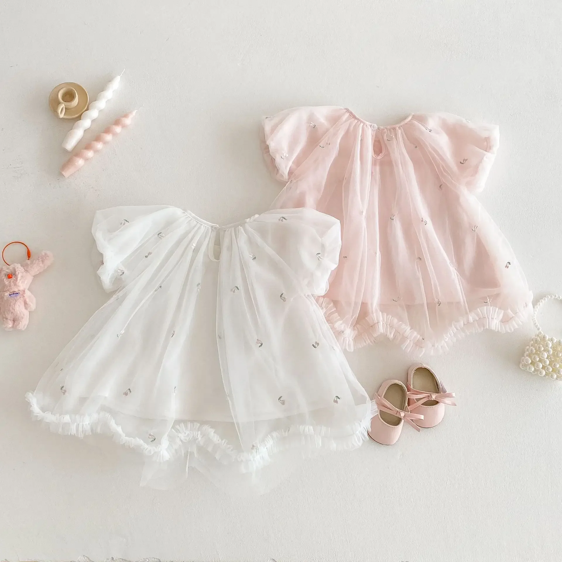 Summer Tulle Princess Dress for Girls