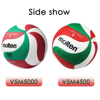 Molten V5M5000 Volleyball Professional Standard Size 5 PU Soft Beach Ball for Adult and Teenager Competition Training Outdoor 2