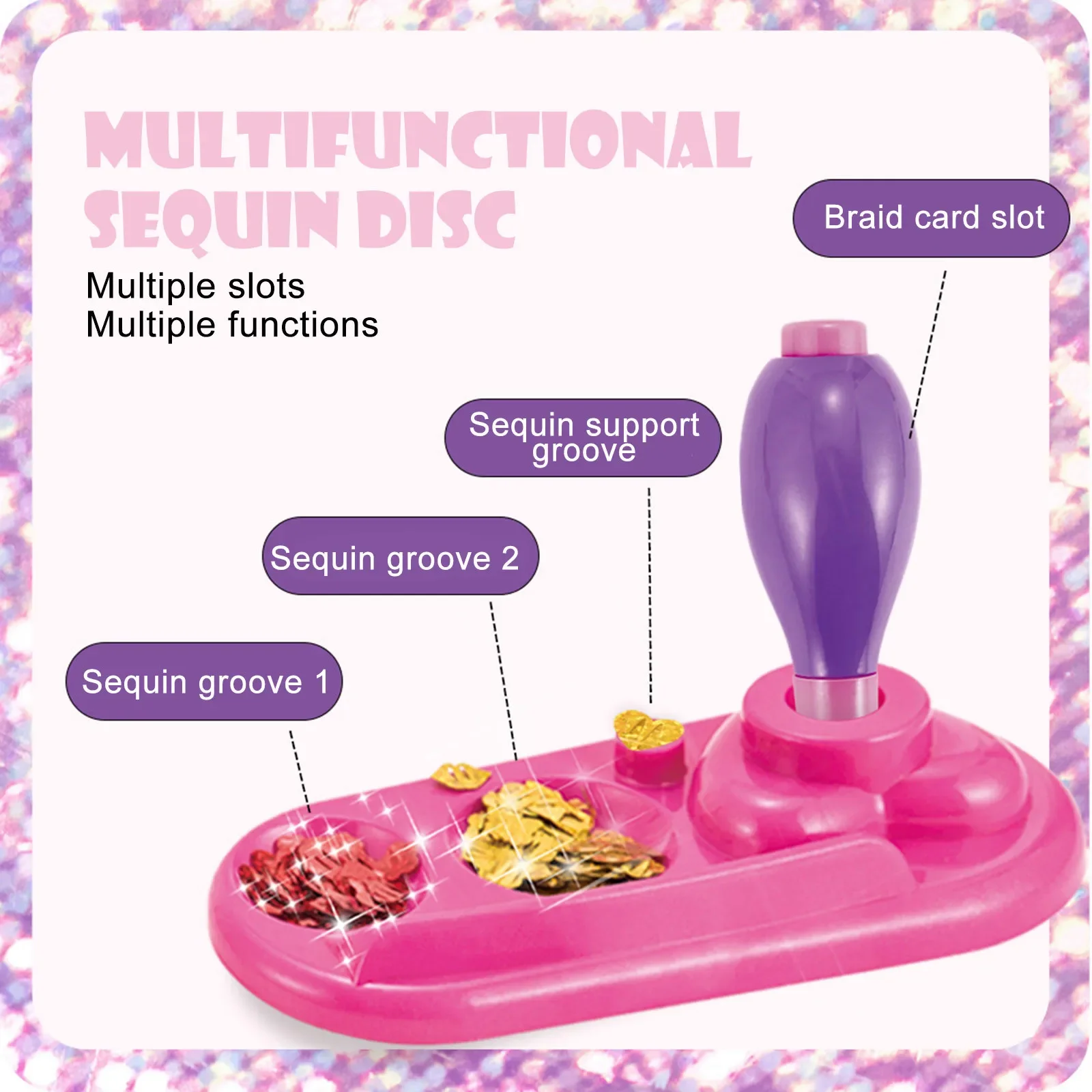 Hair Bedazzler Kit With Hair Glitter Patch Quick Glitter Machinehair Stamper Diamonds Stapler Tool Bedazzler