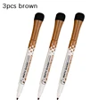 3pc brown pen